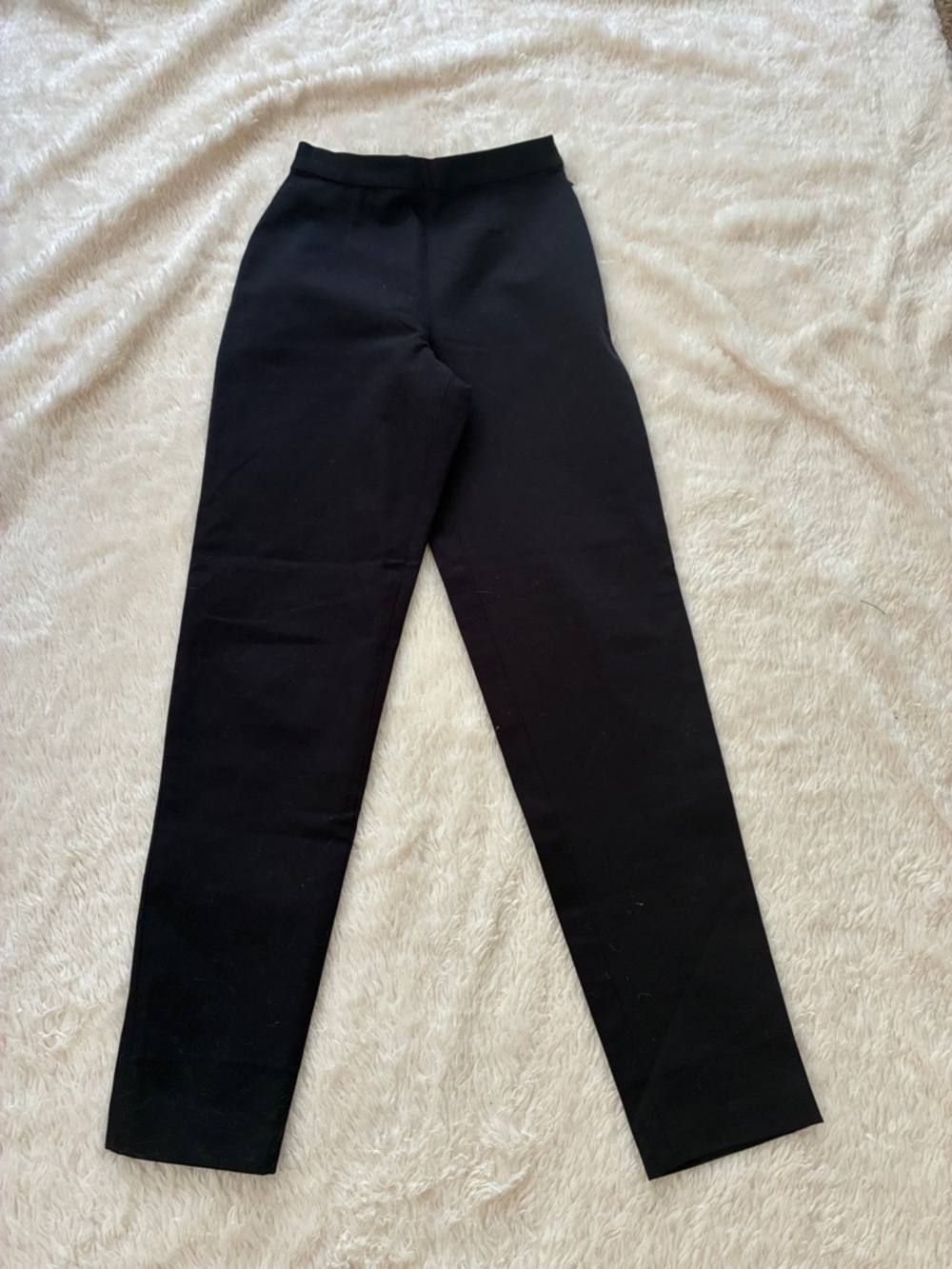 GAP Black High-Waist Straight Leg Pants